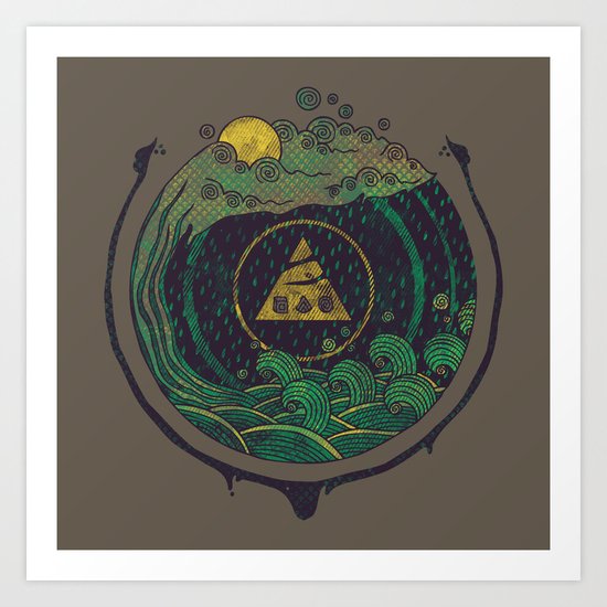 Water Art Print