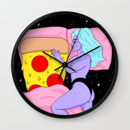 Pizza Love Wall Clock