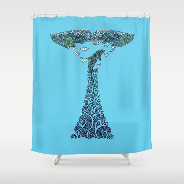 Glacier Bay Ii Shower Curtain By Blackdwarfdesigns Society6