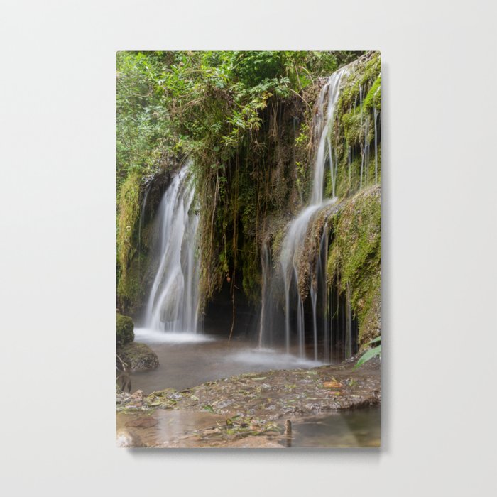 Hajske Waterfalls in Slovakia (Poster) Metal Print