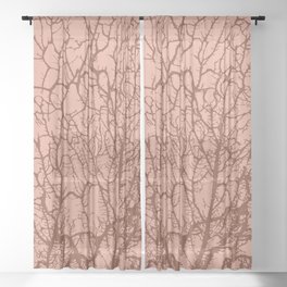 Forest Spirit Botanical Art 11 Sheer Curtain