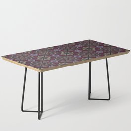 Floral modern retro abstract pattern Coffee Table