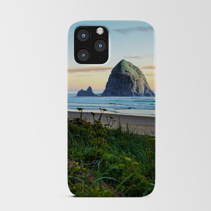 Haystack Rock Surreal Views | Travel Photography and Collage #2 iPhone Card Case