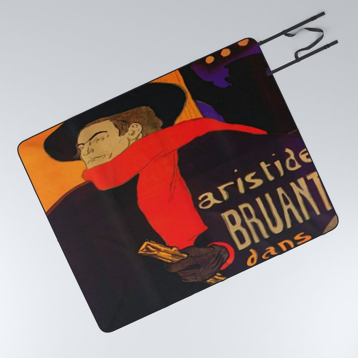 Henri de Toulouse-Lautrec - Ambassadeurs Aristide Bruant Picnic Blanket