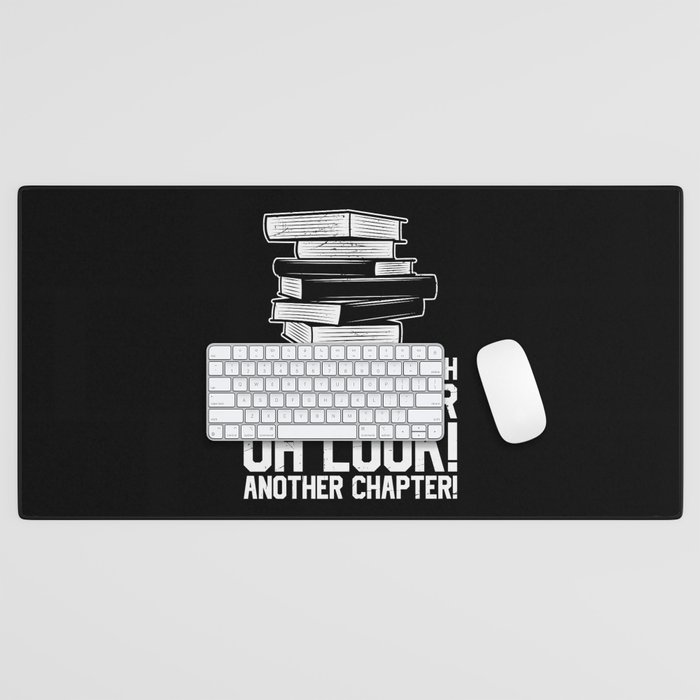 Another Chapter Funny Reading Books Desk Mat