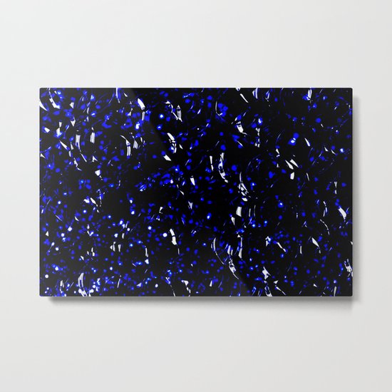 Blue dots Metal Print