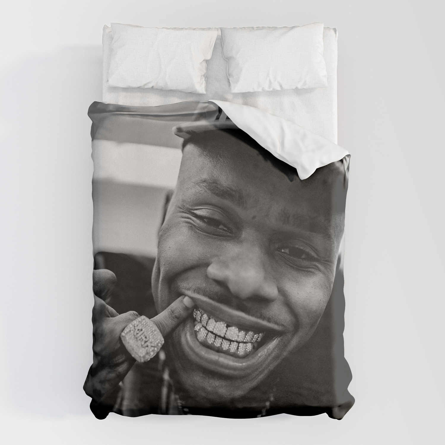 Keep Smile Dababy Duvet Cover By Gebiddle3 Society6