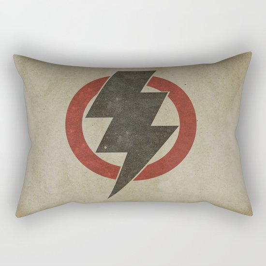 lightning strike zone Rectangular Pillow