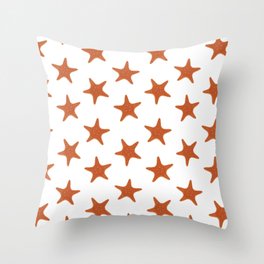Starfish Pattern Throw Pillow