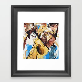 Composition Painting Framed Art Print