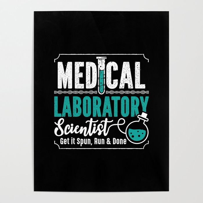 Medical Laboratory Scientist Laboratory Technician Poster