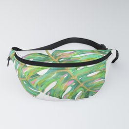 Colorful Monstera Fanny Pack
