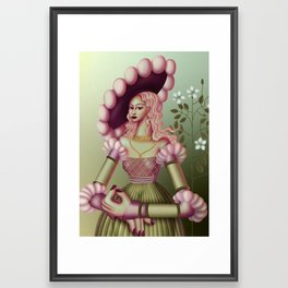 Renaissance Girl Framed Art Print