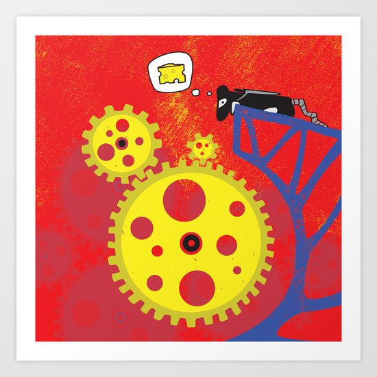 I Smell Cheese Art Print