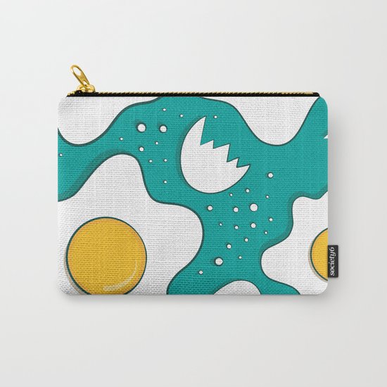 Fried Eggs Pattern Carry-All Pouch