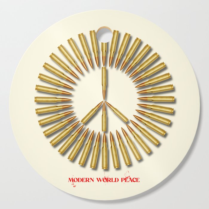 Modern world peace Cutting Board