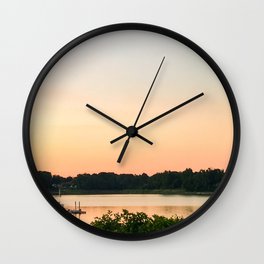 Sunset Coastline Wall Clock