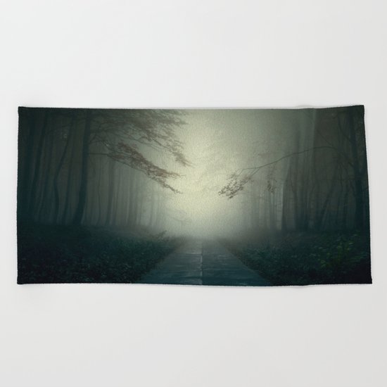 Foggy Stories Beach Towel