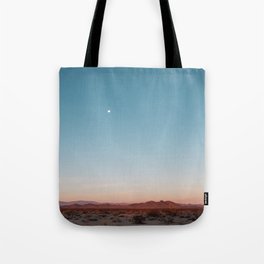Desert Sky with Harvest Moon Tote Bag