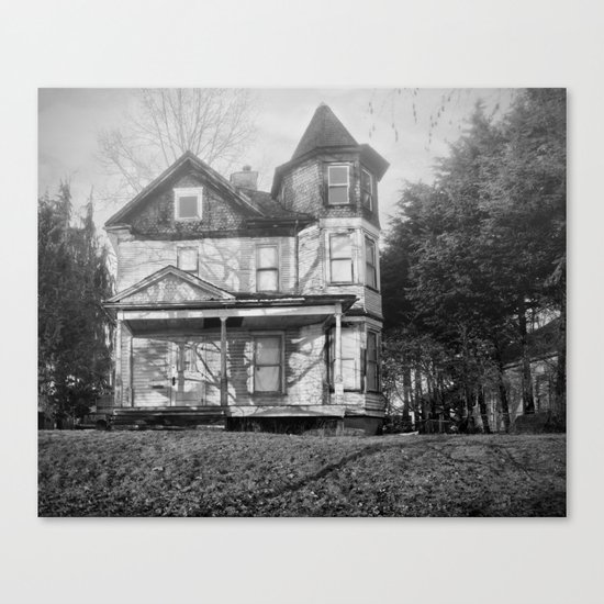 ghost house Canvas Print