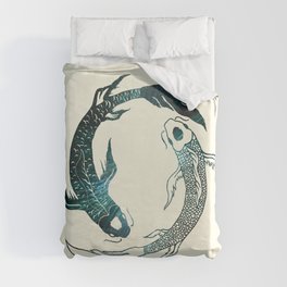 Balance in the Universe Duvet Cover