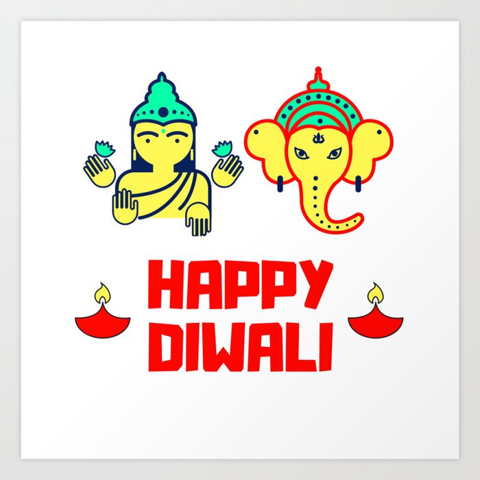 Happy Diwali Art Print By Mallsd Society6
