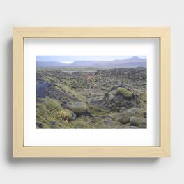 Lava Field Recessed Framed Print