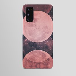Pink Moon Phases Android Case
