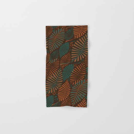 ORGANIC LEAVES Hand & Bath Towel