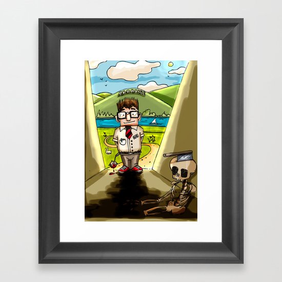 Enemy at the (Bill) Gates Framed Art Print