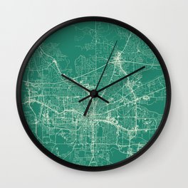 Tallahassee USA - Minimalist City Map Wall Clock