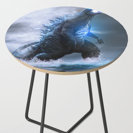Godzilla Blue Power Side Table