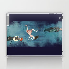 Falling through time Laptop & iPad Skin