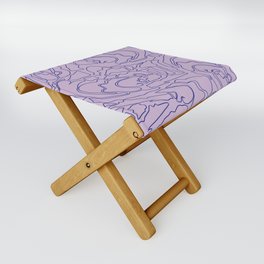 Pastel Pattern II Folding Stool