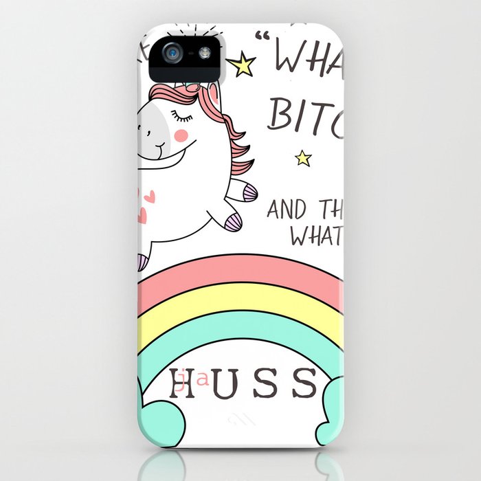 whatever bitches ja huss iphone case