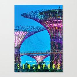 Singapore, Gardens by the Bay Canvas Print