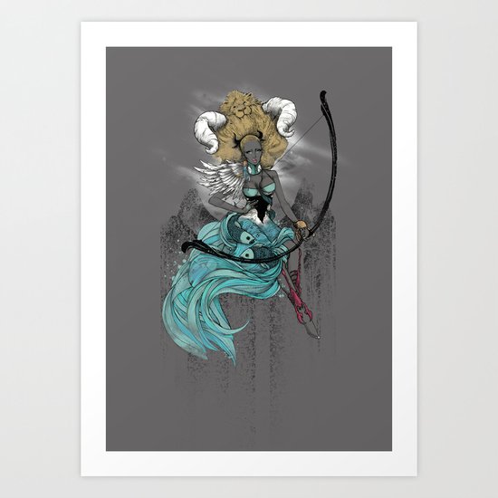 AFROZODIAC Art Print