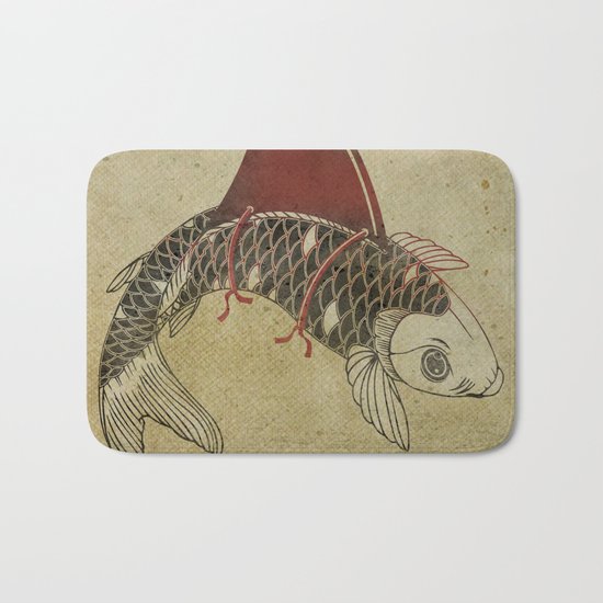 Koi Shark Fin 02 Bath Mat