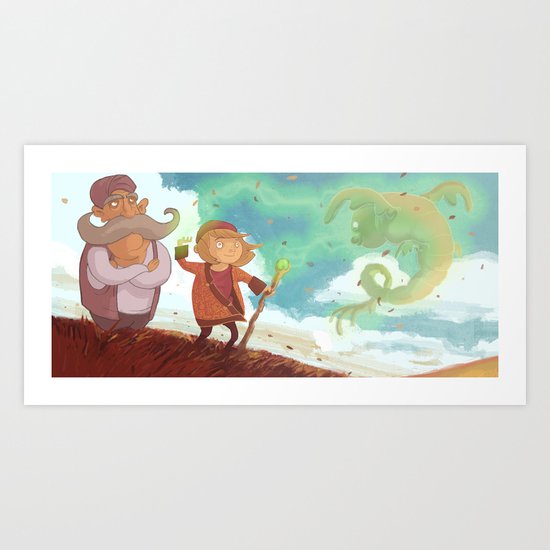 Zoo knows Magik Art Print