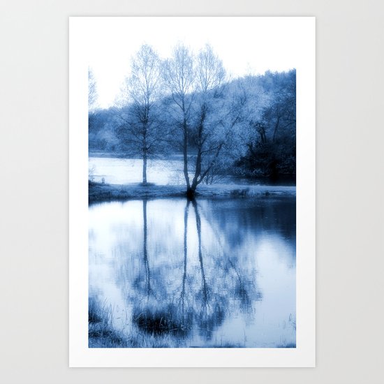 Lake Nights Art Print