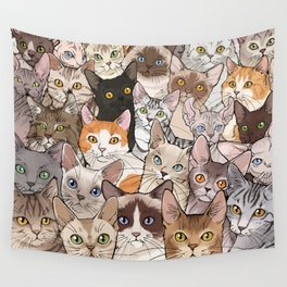 A lot of Cats Wall Tapestry