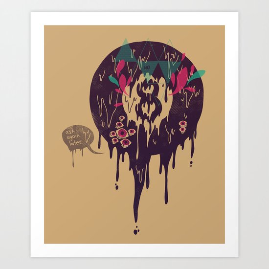 Bad Omen Art Print