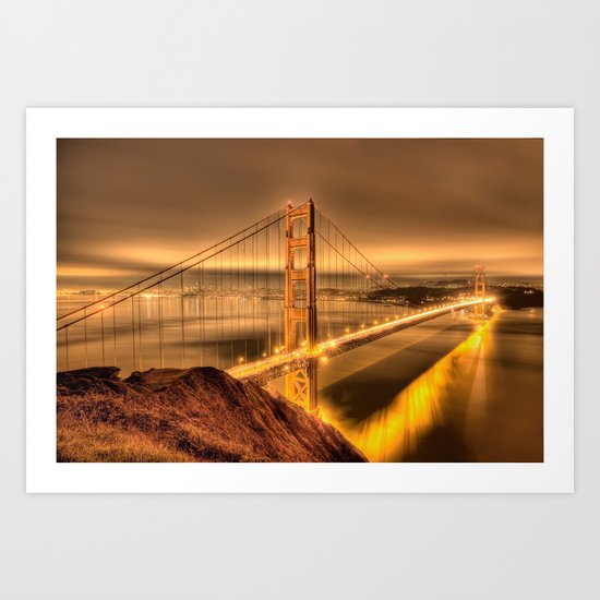 The Golden Gate Art Print