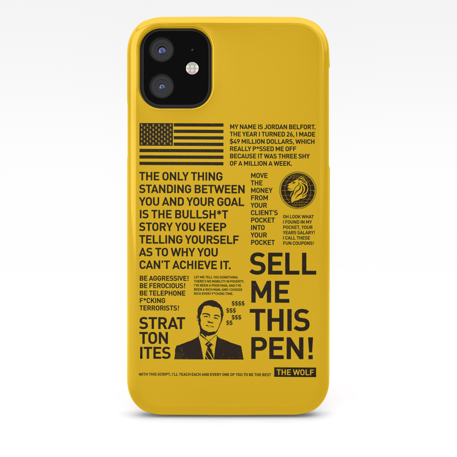 The Wolf Of Wall Street Iphone Case By Justjeff Society6