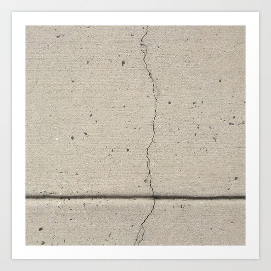 Real, Concrete, not Abstract Art Print