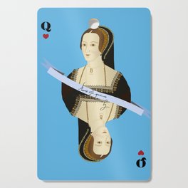 Anne Boleyn card  Cutting Board