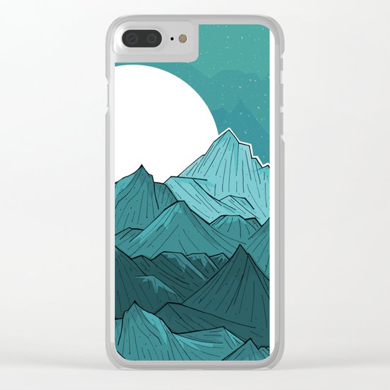 The Turquoise Mounts Clear iPhone Case