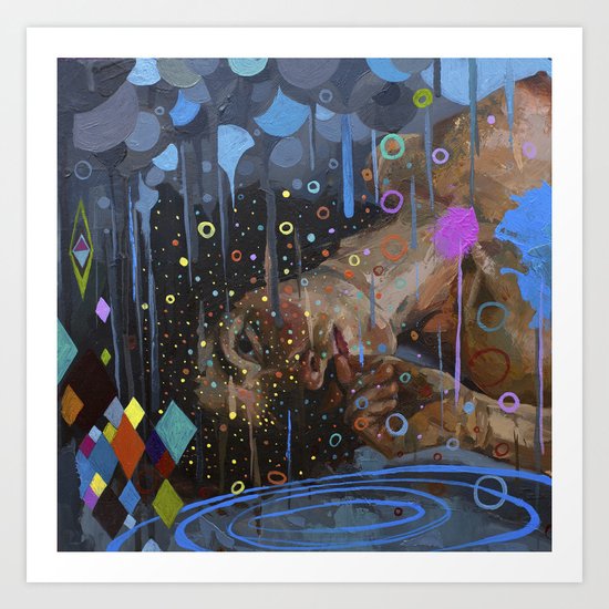 absent-minded Art Print