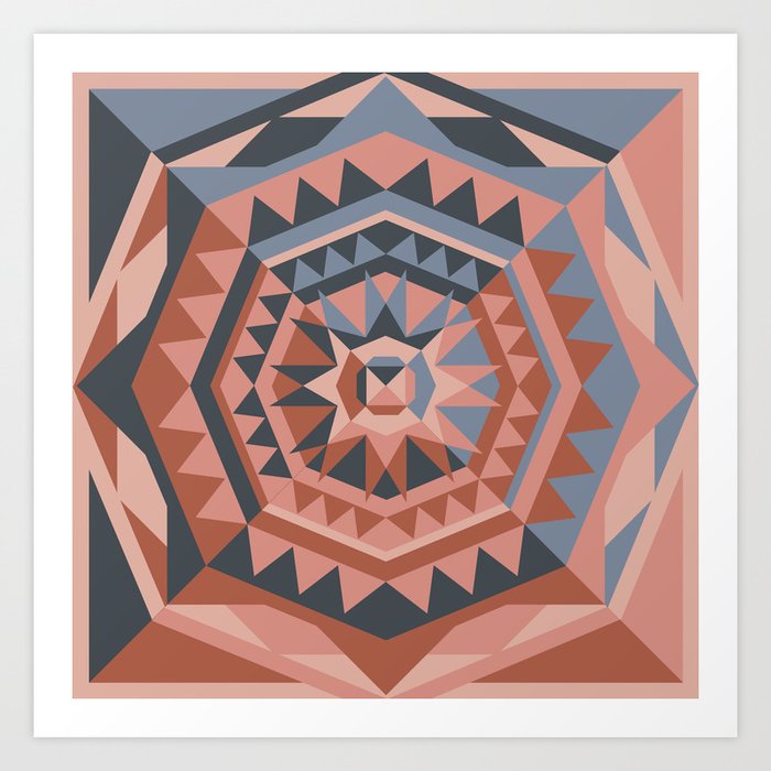 Geo Quilt Art Print