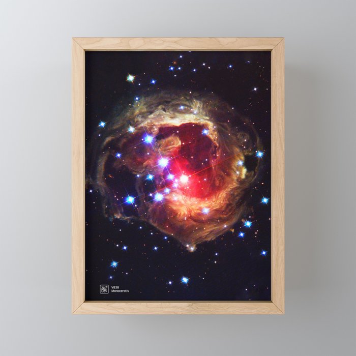 V838, Monocerotis - NASA Hubble Space Telescope Framed Mini Art Print